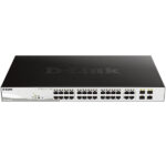 D-Link DGS-F1210-26PS 26-Port Gigabit Smart PoE+ Switch